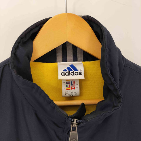 アディダス adidas 00s 白タグ ジップアップ 中綿コート メンズ L