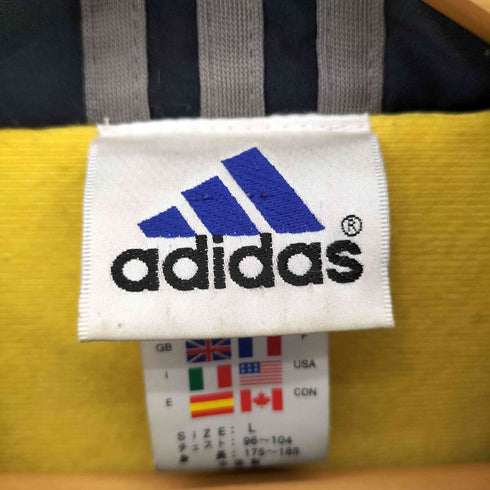 アディダス adidas 00s 白タグ ジップアップ 中綿コート メンズ L