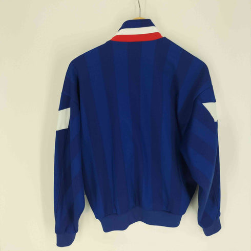 デサント descente 90-00S ロゴ刺繍 ボーダー 切替 トラック ジャケット レディース JPN:L