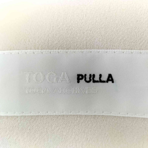 トーガプルラ TOGA PULLA ジョーゼットフリンジワイドパンツ レディース JPN:34