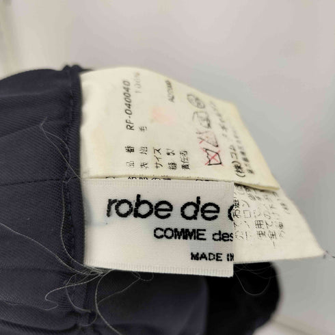 ローブドシャンブルコムデギャルソン robe de chambre COMME des GARCONS 00s ウールギャバジン ドローストリング パンツ レディース