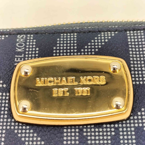 マイケルコース Michael Kors コンチネンタル モノグラム ラウンドジップウォレット 長財布 レディース