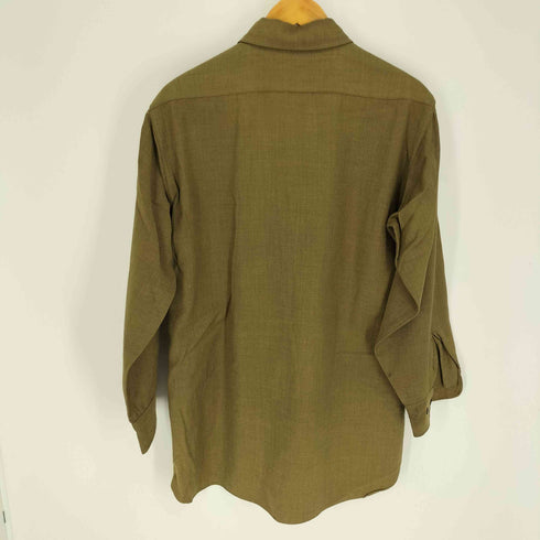 ユーエスアーミー U.S. ARMY 60S アメリカ陸軍 GI M-37 L/S フィールド ウール フランネル シャツ 1968年製 メンズ