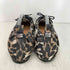 ガニー Ganni Leopard Eyelets Lace Up Ballerina レディース 37
