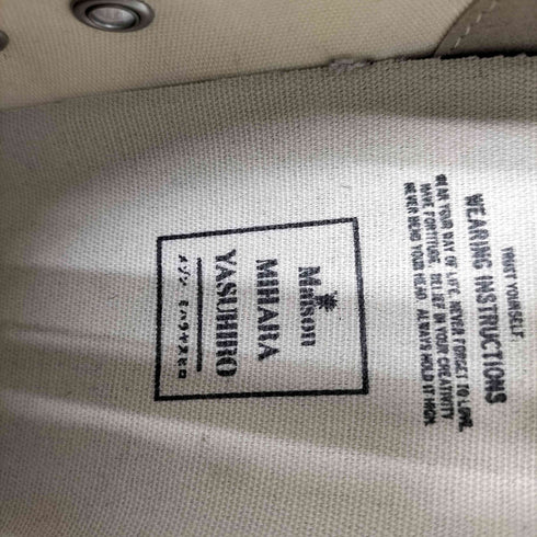 メゾンミハラヤスヒロ Maison MIHARA YASUHIRO 24SS YUCCA OG Sole Canvas Low-top Sneaker ユッカ ソール キャンバス ロートップ スニーカー メンズ JPN:39