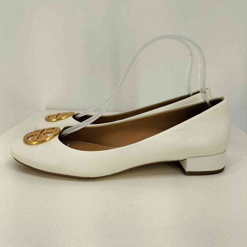 トリーバーチ TORY BURCH ロゴプレート フラットシューズ パンプス レディース 7.5C