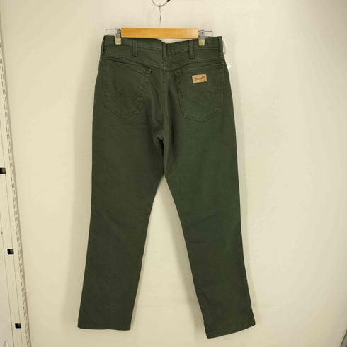 ラングラー Wrangler TEXAS グリーン ジップフライデニムパンツ メンズ 33/32