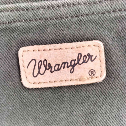ラングラー Wrangler TEXAS グリーン ジップフライデニムパンツ メンズ 33/32