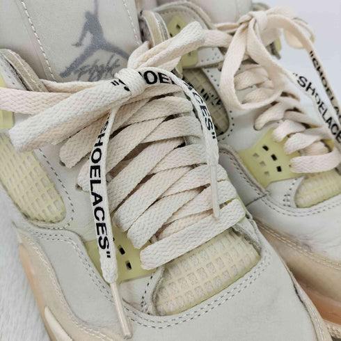 オフホワイト OFF-WHITE Air Jordan 4 SP Sail レディース JPN:23.5