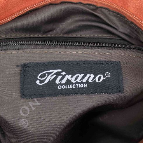 フィラノ FIRANO ロゴ 刻印 ステッチデザイン フランジストラップ 2WAY ハンド ショルダーバック レディース