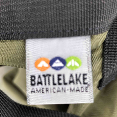 バトルレイク BATTLE LAKE USA製 ドローコード 星条旗タグ ナイロン リュックサック バッグパック メンズ