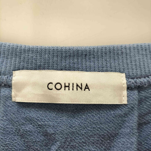 コヒナ COHINA ワイドスリーブボートネックTシャツ レディース regular