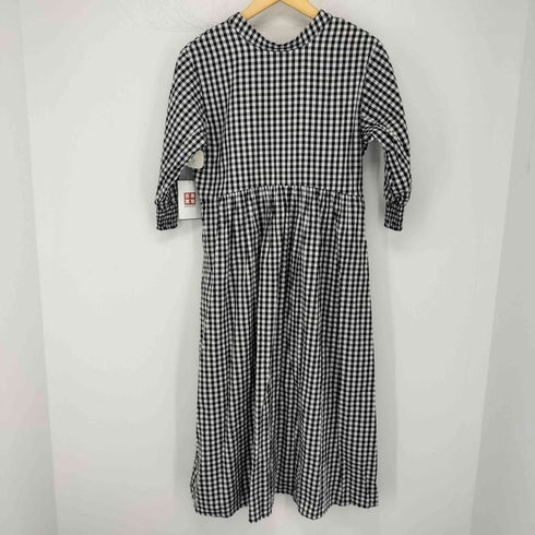 ichi yon nana 147 チェック柄ギャザーワンピース レディース JPN:XS