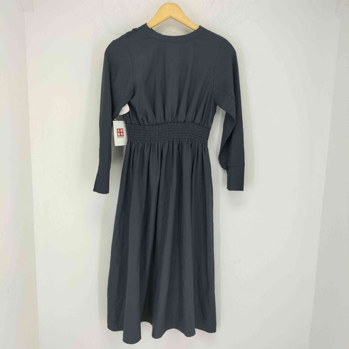 ichi yon nana 147 ウエストゴム スキッパーシャツワンピース レディース JPN:XS