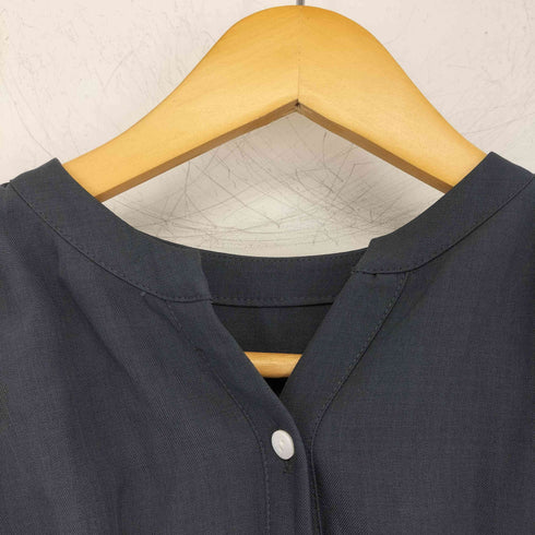 ichi yon nana 147 ウエストゴム スキッパーシャツワンピース レディース JPN:XS