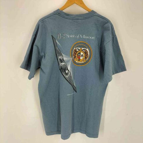 ベイサイド BAYSIDE MADE IN USA プリントクルーネックS/S Tシャツ メンズ import:XL