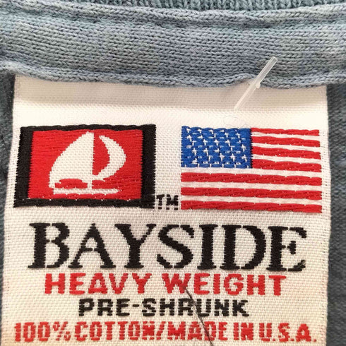 ベイサイド BAYSIDE MADE IN USA プリントクルーネックS/S Tシャツ メンズ import:XL
