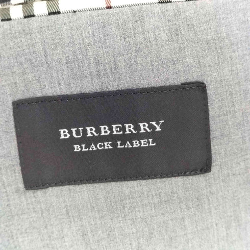 バーバリーブラックレーベル BURBERRY BLACK LABEL コットン 2B テーラードジャケット 背抜き ノバチェック メンズ import:S