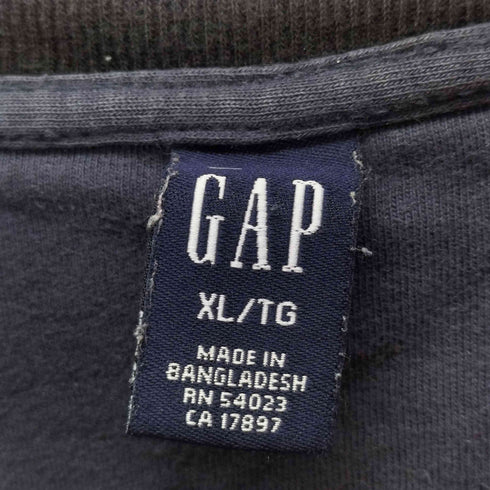 ギャップ Gap 00S クルーネックL/S サーマルカットソー メンズ import:XL