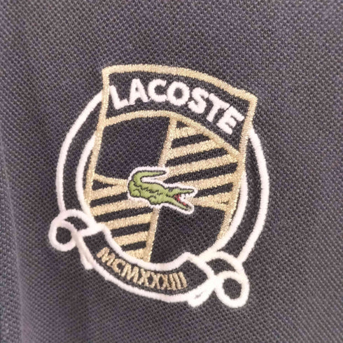 ラコステ LACOSTE ロゴ MCMXXXIII刺繍 半袖ポロシャツ メンズ JPN:3