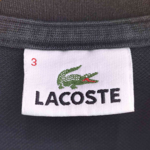 ラコステ LACOSTE ロゴ MCMXXXIII刺繍 半袖ポロシャツ メンズ JPN:3