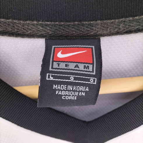 ナイキ NIKE 90S TEAMタグ 韓国製 バスケットボール スウッシュ ロゴ 刺繍 ゲームシャツ タンクトップ メンズ import:L