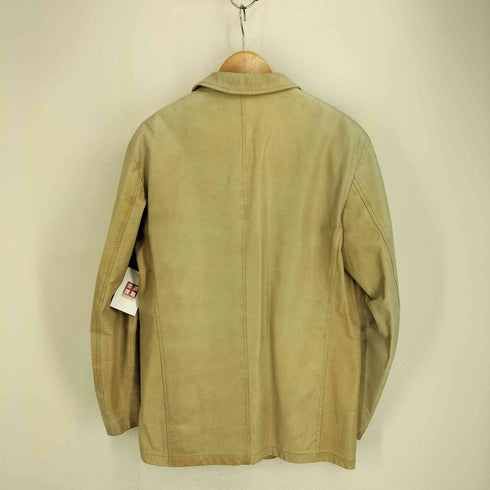 ジュンメン JUN MEN 牛革 3B レザー テーラードジャケット 背抜き メッシュ メンズ JPN:M
