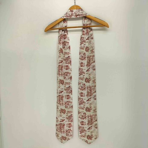 エムエーエスユー MASU 23AW COMIC TOILE DE JOUY ASCOT TIE RED メンズ