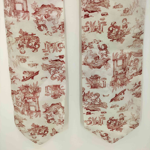 エムエーエスユー MASU 23AW COMIC TOILE DE JOUY ASCOT TIE RED メンズ