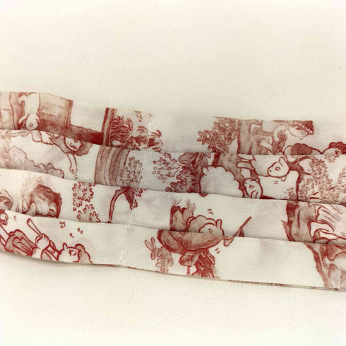 エムエーエスユー MASU 23AW COMIC TOILE DE JOUY ASCOT TIE RED メンズ