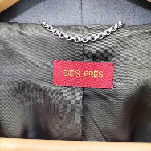 デプレ DES PRES 総ウール 変形ラペル コート レディース JPN:36