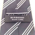 バーバリーブラックレーベル BURBERRY BLACK LABEL ロゴ刺繍 シルク100% ストライプ ネクタイ メンズ