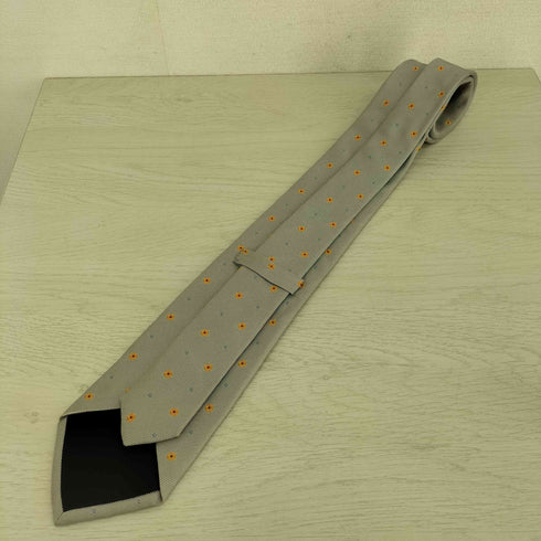 バーバリーブラックレーベル BURBERRY BLACK LABEL ロゴ刺繍 シルク100% 総柄ネクタイ メンズ