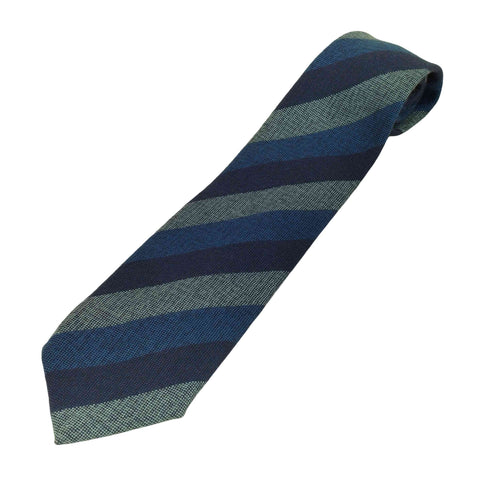 E.Marinella Napoli カシミヤ100% ストライプ ネクタイ メンズ
