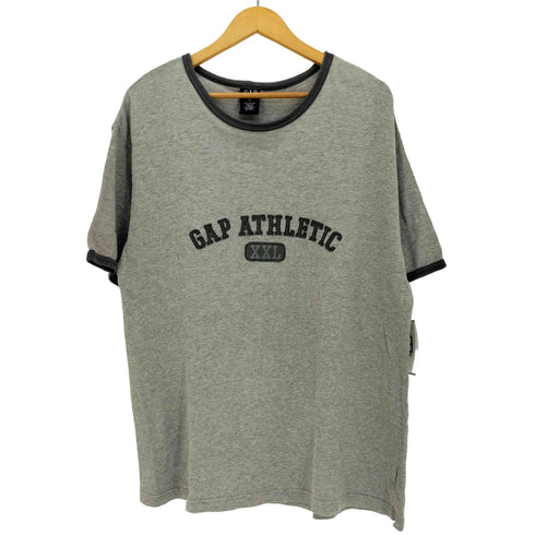 ギャップ Gap 90s 紺タグ ロゴ リンガーTシャツ メンズ import:XXL