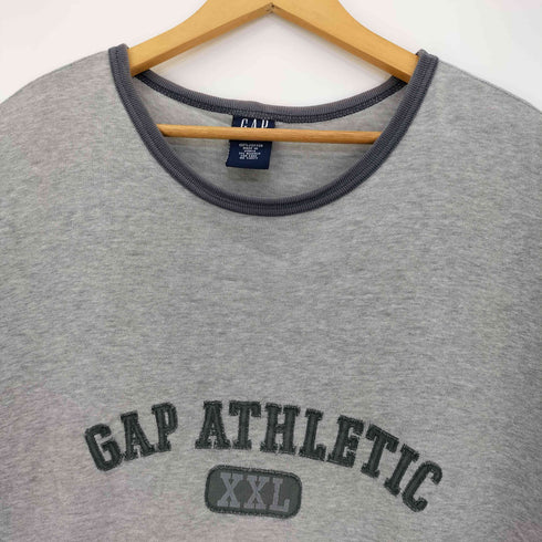 ギャップ Gap 90s 紺タグ ロゴ リンガーTシャツ メンズ import:XXL