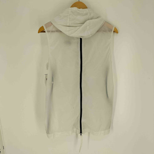 ナイキ NIKE 17SS ロゴ プリント 裏地メッシュ ジップデザイン テック ノースリーブ フーデッド ナイロン ベスト レディース import:S