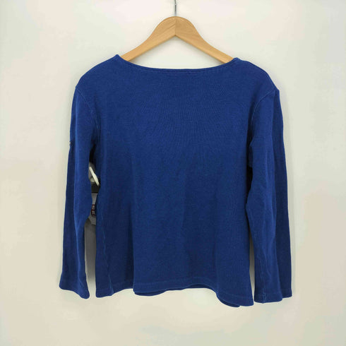 セントジェームス SAINT JAMES フランス製 ボート ネック L/S プルオーバー ニット レディース import:XS