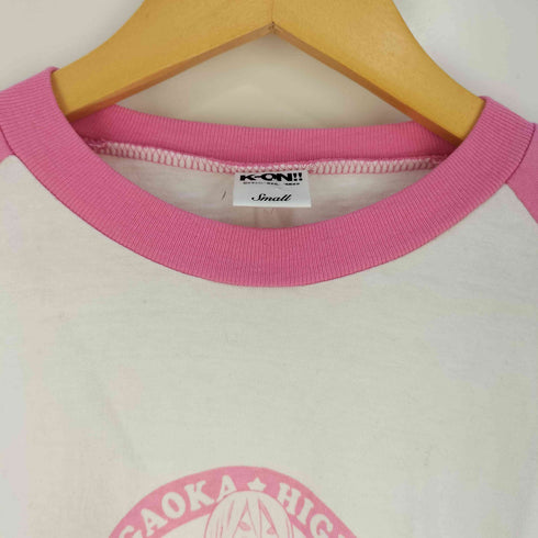 アニメキャラクタープリント ツートン ラグランスリーブ Tシャツ メンズ JPN:S