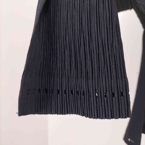 イッセイミヤケ ISSEY MIYAKE プリーツ クロップドシャツ archive レディース JPN:M