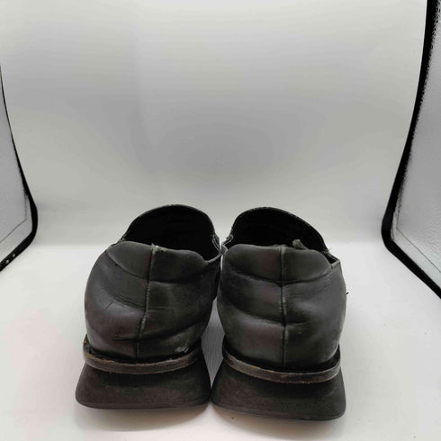 プラダ PRADA スクエアトゥ チャンキーローファー レディース