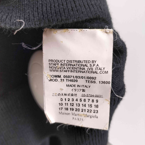 メゾンマルタンマルジェラ Maison Martin Margiela 03SS ここのえ期 イタリア製 アシンメトリー ニット ポンチョ レディース import:M