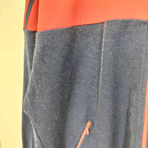 アディダスオリジナルス adidas Originals 80-90S 万国旗タグ ユーゴスラビア製 eybl 企業 トレフォイルロゴ 刺繍 背面デザイン スパイク バイカラートラック ジャケット ジャージ メンズ import:M