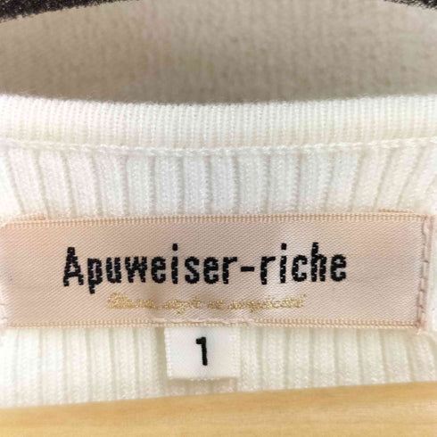 アプワイザーリッシェ Apuweiser riche シアーイレヘムドッキングワンピース レディース JPN:1