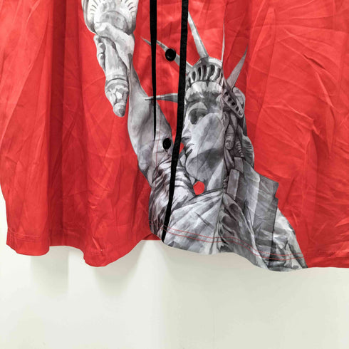 MY FREEDOM JERSEY USA 星条旗 自由の女神 ナンバリング 1 半袖 ゲームシャツ ビックサイズ メンズ 5XL