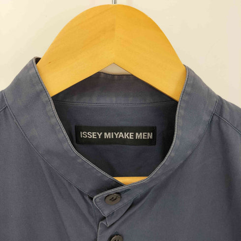 イッセイミヤケメン ISSEY MIYAKE MEN バンドカラー レギュラーカラー長袖シャツ メンズ 2