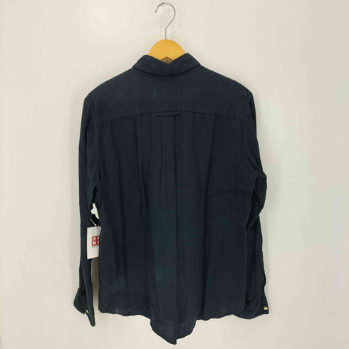 ネストローブコンフェクト nest Robe CONFECT リネン フロントポケット レギュラーカラー 長袖シャツ メンズ 4
