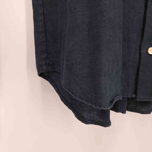 ネストローブコンフェクト nest Robe CONFECT リネン フロントポケット レギュラーカラー 長袖シャツ メンズ 4