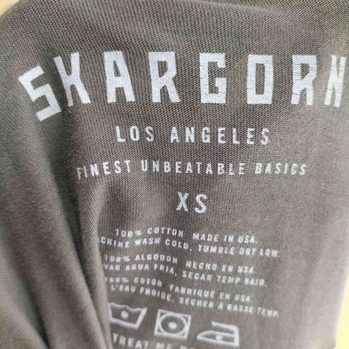 SKARGORN スカルゴーン ポケ付きワイドTシャツ レディース JPN:XS