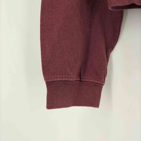 グッドウェア Goodwear USA製 クロップド ウォッシュ加工ポケットL/S Tシャツ レディース M